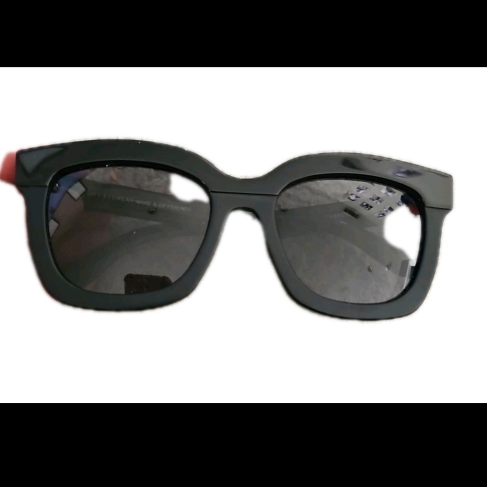 Diff Womens Black Carson Large Frame Polarized St… - image 3